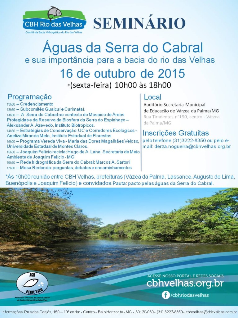Programacao Seminario Aguas da Serra do Cabral